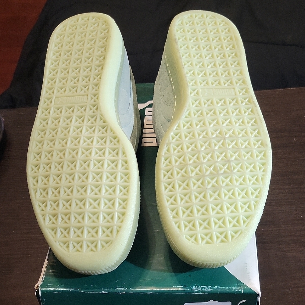 Puma Suede Classic Mono "Peppermint Green" (2018) W10/M8.5 NEW W/OG BOX - Picture 9 of 11